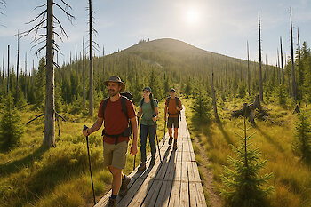 Urlaub 2025 Wandern Bayerischer Wald
